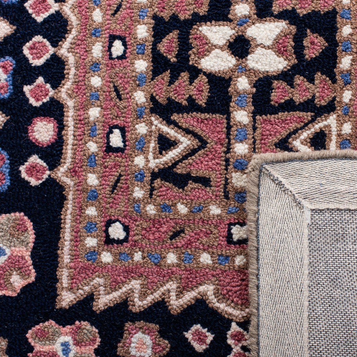 Safavieh Bellagio Blg609Z Black/Navy Rugs.