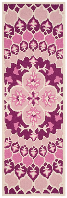 Safavieh Bellagio Blg610A Pink / Ivory Rugs.