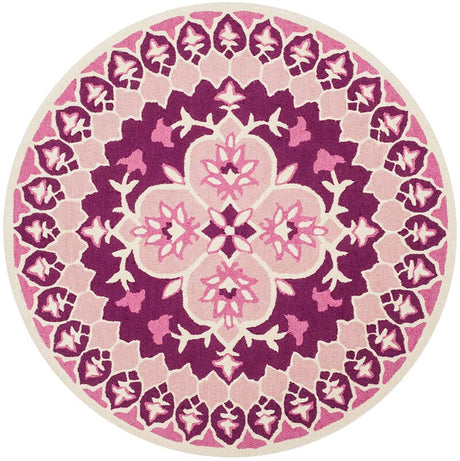 Safavieh Bellagio Blg610A Pink / Ivory Rugs.