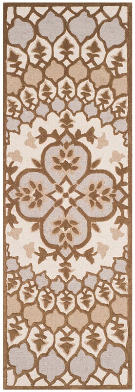 Safavieh Bellagio Blg610B Ivory / Dark Beig Rugs.