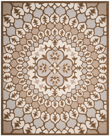 Safavieh Bellagio Blg610B Ivory / Dark Beig Rugs.