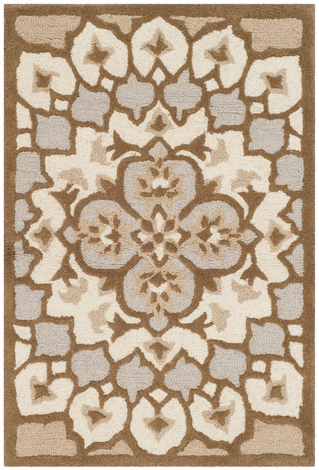 Safavieh Bellagio Blg610B Ivory / Dark Beig Rugs.