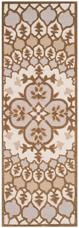 Safavieh Bellagio Blg610B Ivory / Dark Beig Rugs.