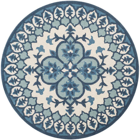 Safavieh Bellagio Blg610G Ivory / Blue Rugs.