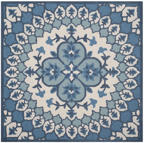 Safavieh Bellagio Blg610G Ivory / Blue Rugs.