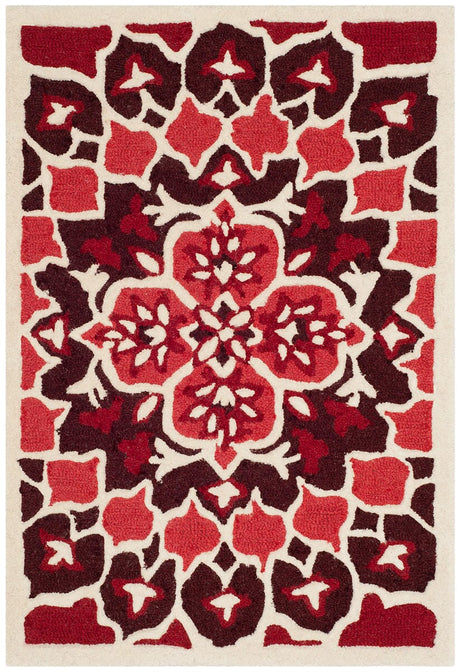 Safavieh Bellagio Blg610K Red / Ivory Rugs.