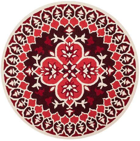 Safavieh Bellagio Blg610K Red / Ivory Rugs.