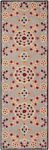 Safavieh Bellagio Blg628A Light Grey / Black Rugs.