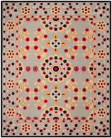 Safavieh Bellagio Blg628A Light Grey / Black Rugs.