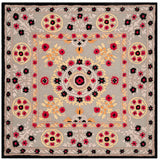 Safavieh Bellagio Blg628A Light Grey / Black Rugs.
