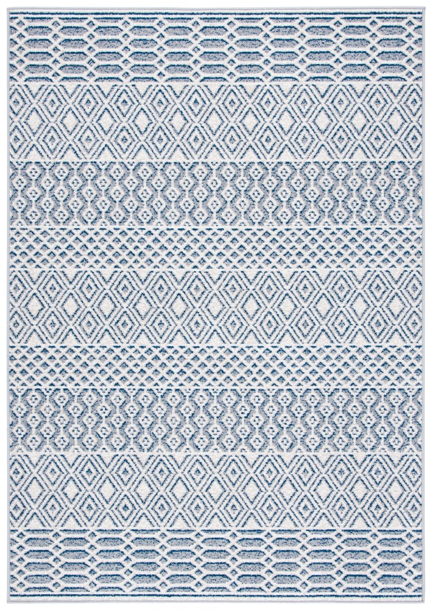 Safavieh Belmont Bmt132B Ivory/Navy Rugs.