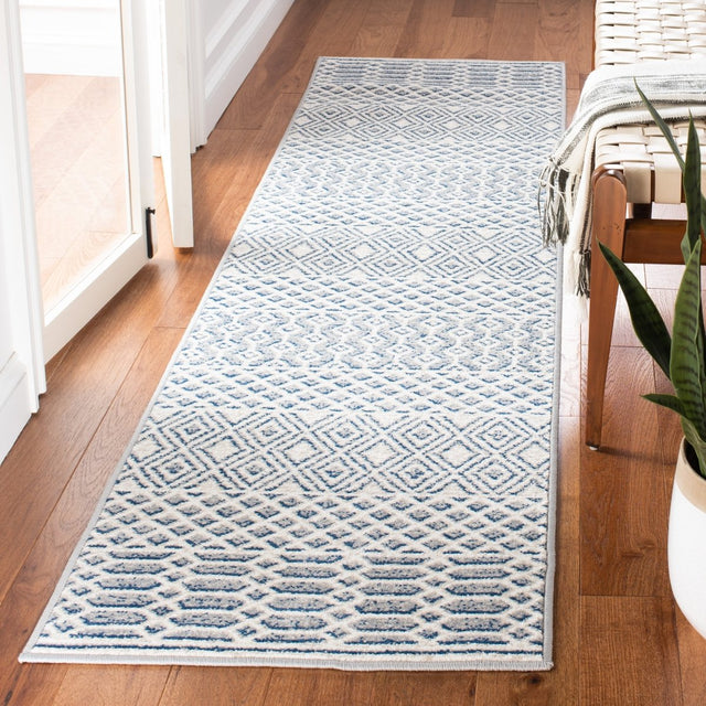 Safavieh Belmont Bmt132B Ivory/Navy Rugs.