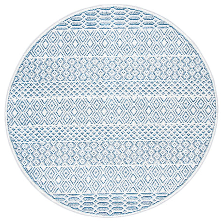 Safavieh Belmont Bmt132B Ivory/Navy Rugs.