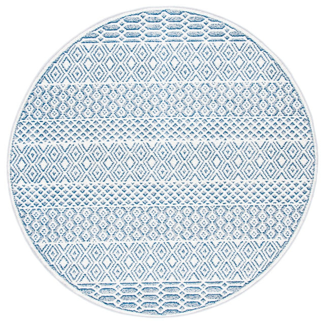 Safavieh Belmont Bmt132B Ivory/Navy Rugs.