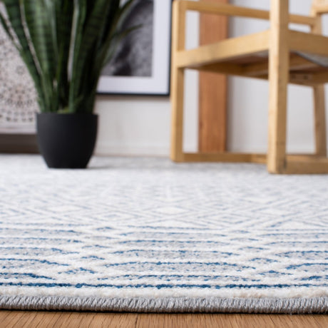 Safavieh Belmont Bmt132B Ivory/Navy Rugs.