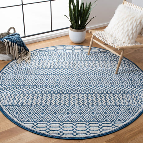 Safavieh Belmont Bmt132N Navy/Grey Rugs.