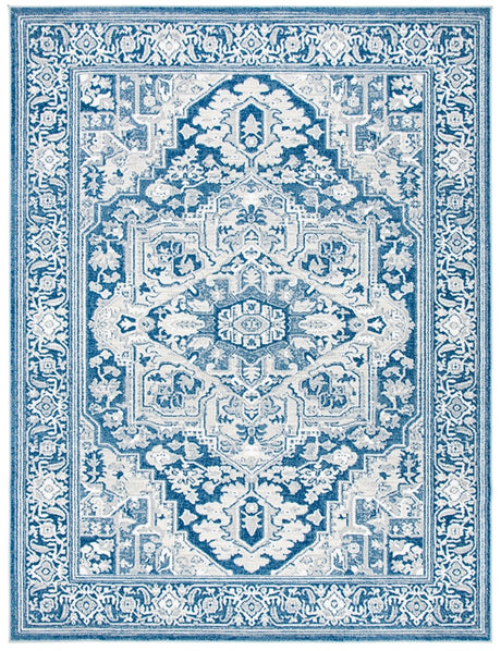 Safavieh Belmont Bmt134N Navy/Grey Rugs.