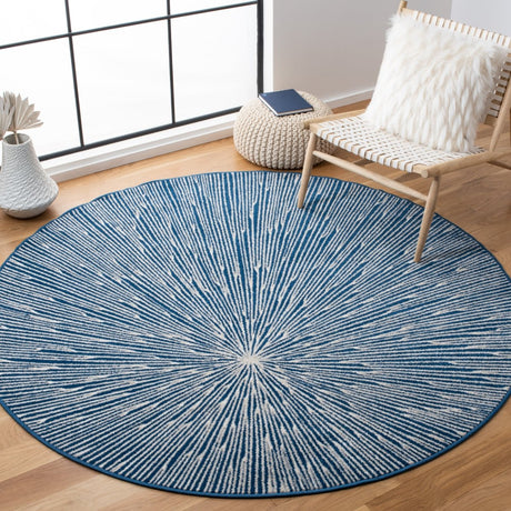 Safavieh Belmont Bmt136N Navy/Grey Rugs.