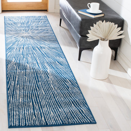 Safavieh Belmont Bmt136N Navy/Grey Rugs.