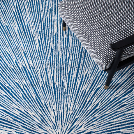 Safavieh Belmont Bmt136N Navy/Grey Rugs.