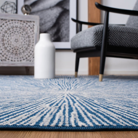 Safavieh Belmont Bmt136N Navy/Grey Rugs.