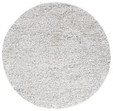 Safavieh Berber 6'-0" x 6'-0" Rug in Ivory / Dark Grey