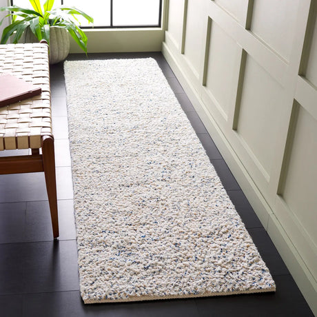 Safavieh Berber 2'-3" x 8'-0" Rug in Ivory / Blue