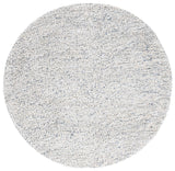 Safavieh Berber 6'-0" x 6'-0" Rug in Ivory / Blue