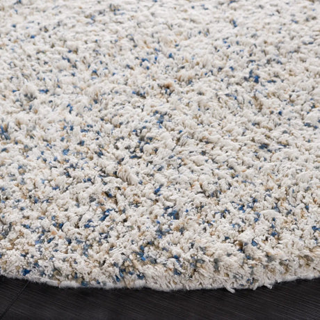 Safavieh Berber 6'-0" x 6'-0" Rug in Ivory / Blue