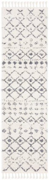 Safavieh Berber Fringe Shag Bfg516A Cream/Dark Grey Rug.