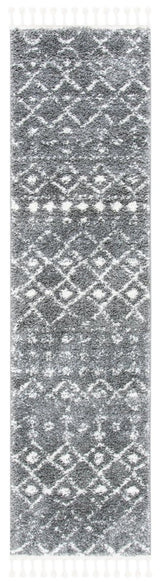Safavieh Berber Fringe Shag Bfg516F Grey/Ivory Rug.