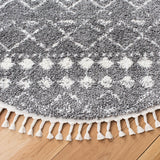 Safavieh Berber Fringe Shag Bfg516F Grey/Ivory Rug.