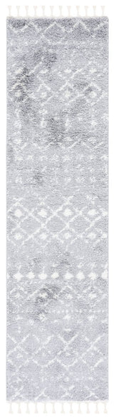 Safavieh Berber Fringe Shag Bfg516G Light Grey/Ivory Rug.