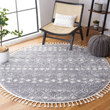 Safavieh Berber Fringe Shag Bfg516G Light Grey/Ivory Rug.