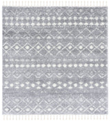 Safavieh Berber Fringe Shag Bfg516G Light Grey/Ivory Rug.