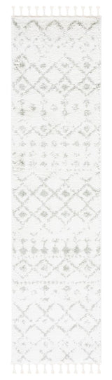 Safavieh Berber Fringe Shag Bfg516H Ivory/Sage Rug.
