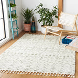 Safavieh Berber Fringe Shag Bfg516H Ivory/Sage Rug.