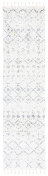 Safavieh Berber Fringe Shag Bfg516J Ivory/Grey Rug.