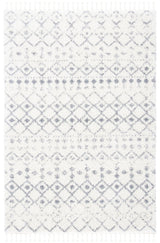 Safavieh Berber Fringe Shag Bfg516J Ivory/Grey Rug.