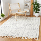 Safavieh Berber Fringe Shag Bfg516J Ivory/Grey Rug.