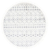 Safavieh Berber Fringe Shag Bfg516J Ivory/Grey Rug.