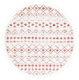 Safavieh Berber Fringe Shag Bfg516P Ivory/Rust Rug.