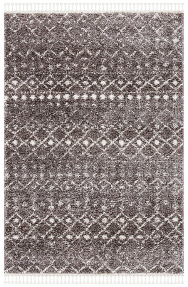 Safavieh Berber Fringe Shag Bfg516T Brown/Ivory Rugs.