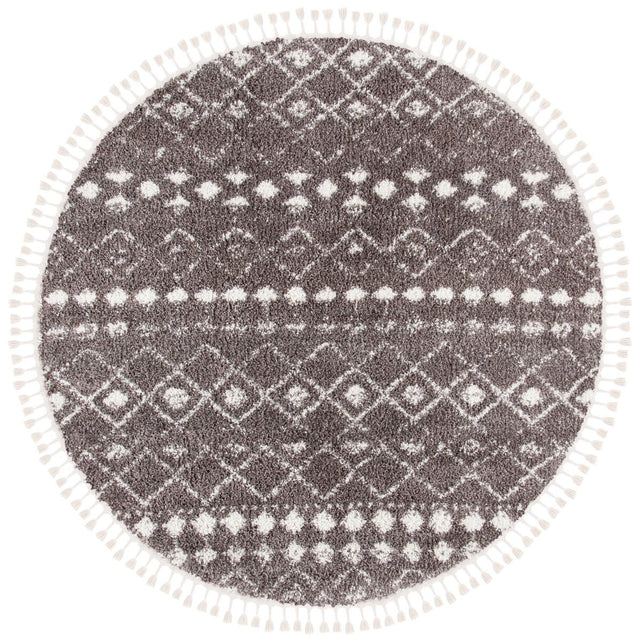 Safavieh Berber Fringe Shag Bfg516T Brown/Ivory Rugs.