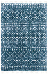 Safavieh Berber Fringe Shag Bfg519M Blue/Ivory Rugs.