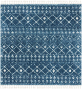 Safavieh Berber Fringe Shag Bfg519M Blue/Ivory Rugs.