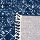 Safavieh Berber Fringe Shag Bfg519N Dark Blue/Ivory Rugs.