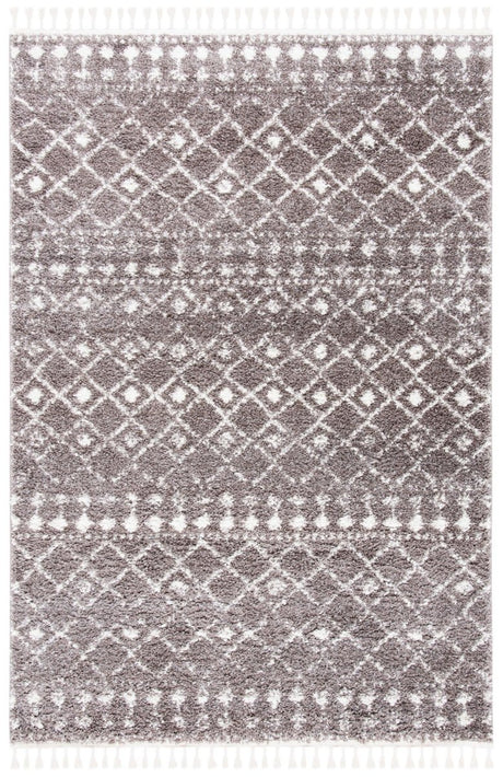 Safavieh Berber Fringe Shag Bfg519T Brown/Ivory Rugs.