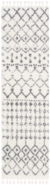 Safavieh Berber Fringe Shag Bfg540A Cream/Dark Grey Rug.