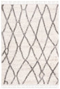 Safavieh Berber Fringe Shag Bfg628B Creme/Black Rug.